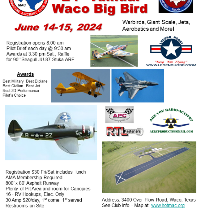 24th Annual Waco Big Bird Fly-In