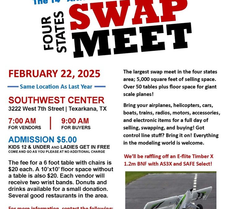 14th Annual Texarkana R/C Club Four States Swap Meet